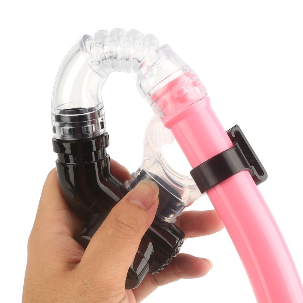 Easy Breathe Full Dry Snorkel Silicone Mouthpiece Dry Air Breathing Tube Training in Pool