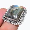Labradorite Gemstone 925 Sterling Silver Jewelry Ring Size 8