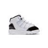 Jordan Max Aura Air Ретро Удобные Амортизирующие Прочные Кроссовки с Высоким Верхом для Ходьбы Детская Обувь Черно-Белые AQ9215-121
