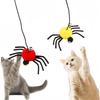 Игрушка для кошки Подвесная на дверь Снятие скуки Качели Саморазвлечение Подвесная эластичная веревка Дразнилка с перьями Палочка Колокольчик Паук Товары для кошек
