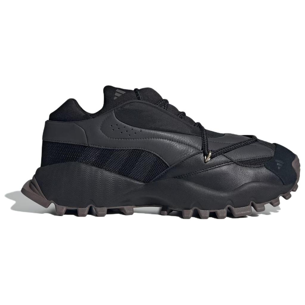 adidas Seeulater Spw Удобные Универсальные Нескользящие Прочные Полувысокие Повседневные Кроссовки Унисекс Повседневная Обувь Черный JI4420