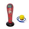 Kids Boxing Water-Filled Punching Bag Stand-Up Training Dummy Home Fitness Youth Martial Arts Practice