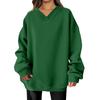 Women Winter Tops Women's Long Sleeve Sweatshirt Casual V-neck Loose Fit Pollover Fleece Tops