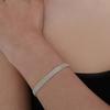 Less is more silver fabou bracelet
