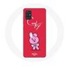 Case for Samsung Galaxy A71 BTS Bangtan Boys BT21 Cooky Red Background