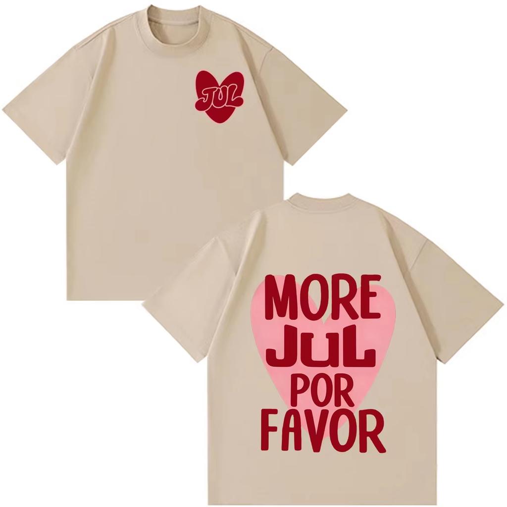 2026 Bestselling Rapper Jul Fashion Print Unisex Aesthetic Trendy TShirt Printed Short Sleeve Casual Unisex And Unisex TShirt