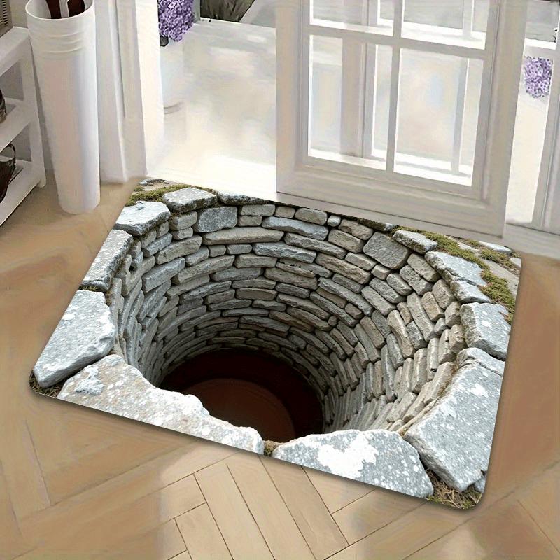 VIKAMA Ужасающая Бездна 3D Ковер Внутренний/Наружный Ванная Кухня Гостиная Напольный Коврик Спальня Комфорт Придверный Коврик Домашний Декор