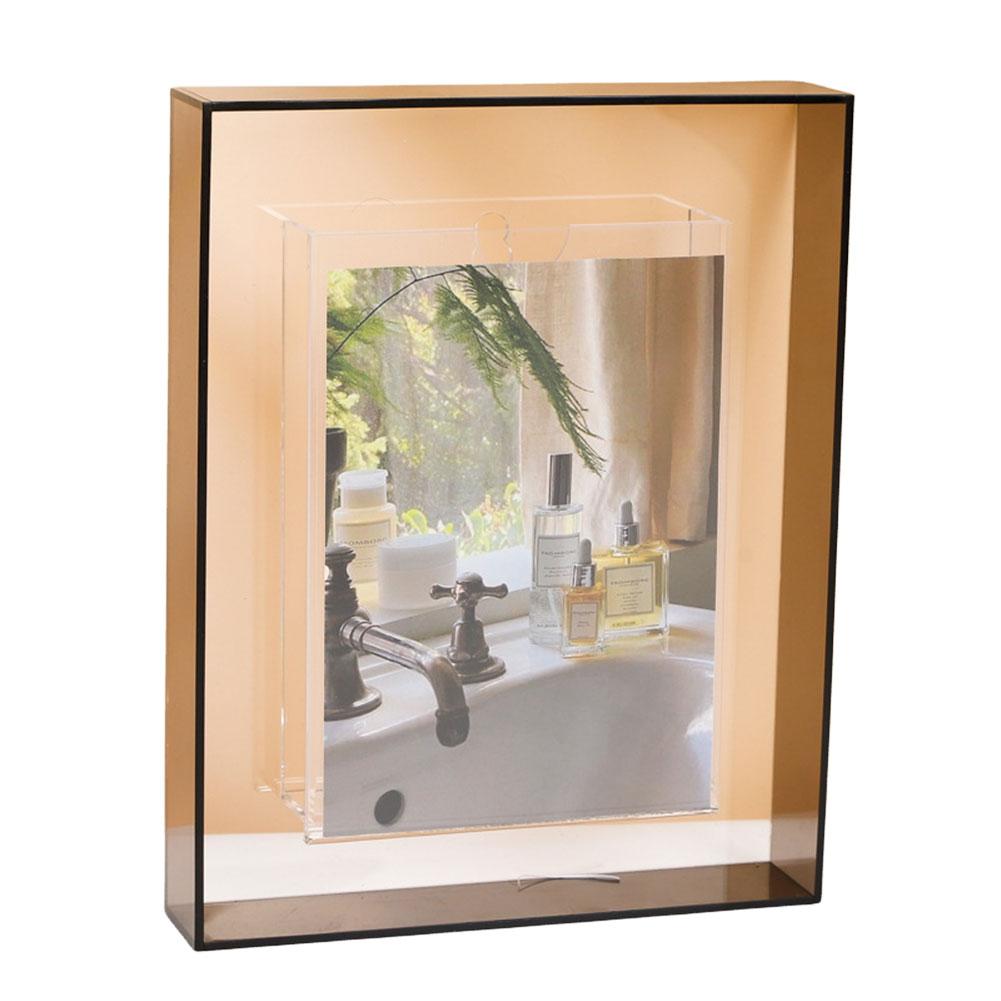 5-дюймовые прозрачные фоторамки Декоративная цветная фоторамка для домашнего офиса A