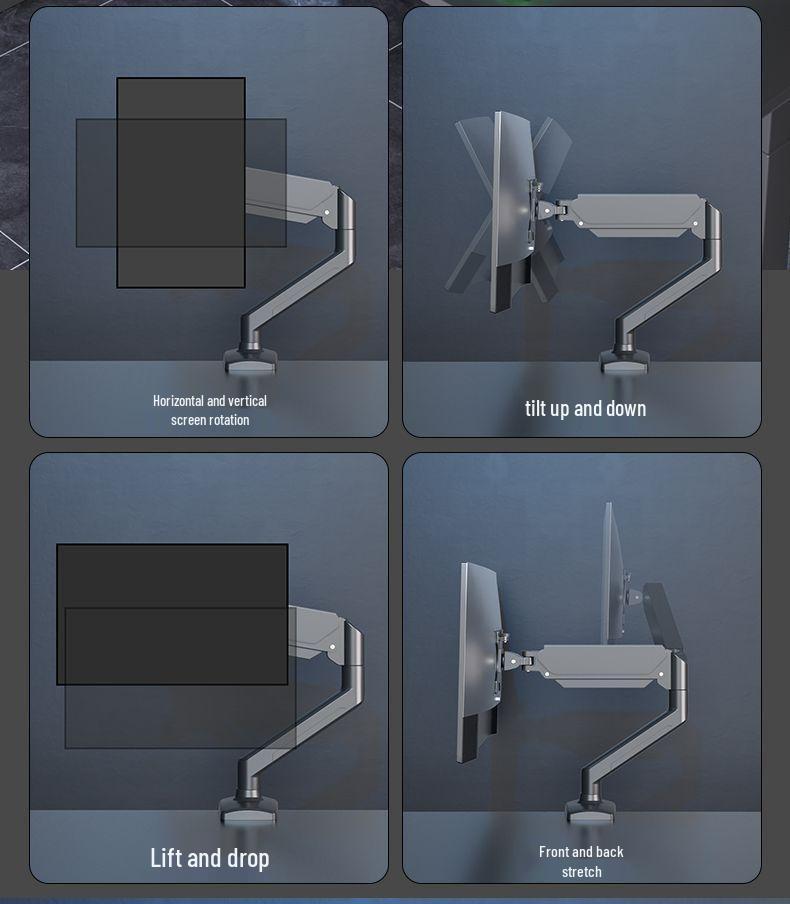 Регулируемый кронштейн VESA для монитора с консольным подъемом и вращением