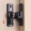 Aluminum Alloy Non Perforated Door Bolt, Pin Card, Flip Cover Door Lock