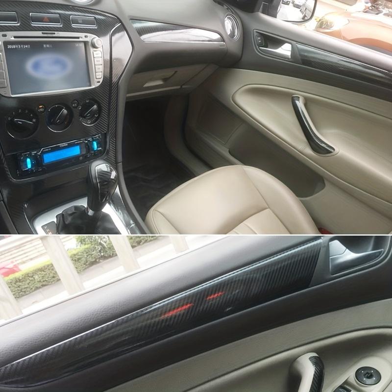 For Ford Mondeo MK4 2011-2013 Interior Central Control Panel Door Handle 5D Carbon Fiber Stickers Decals Car Styling Accessorie