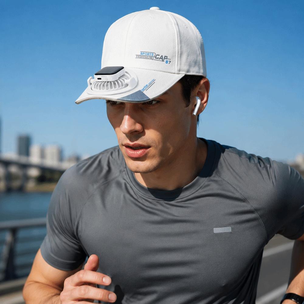 Breathable Solar Cooling Fan Hat Built-in Fan Fan Hat New Baseball Cap Outdoor