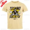 Techno T Shirt Unisexs TShirt Techno Print Music Retro Graphic Print Lettering Fashion