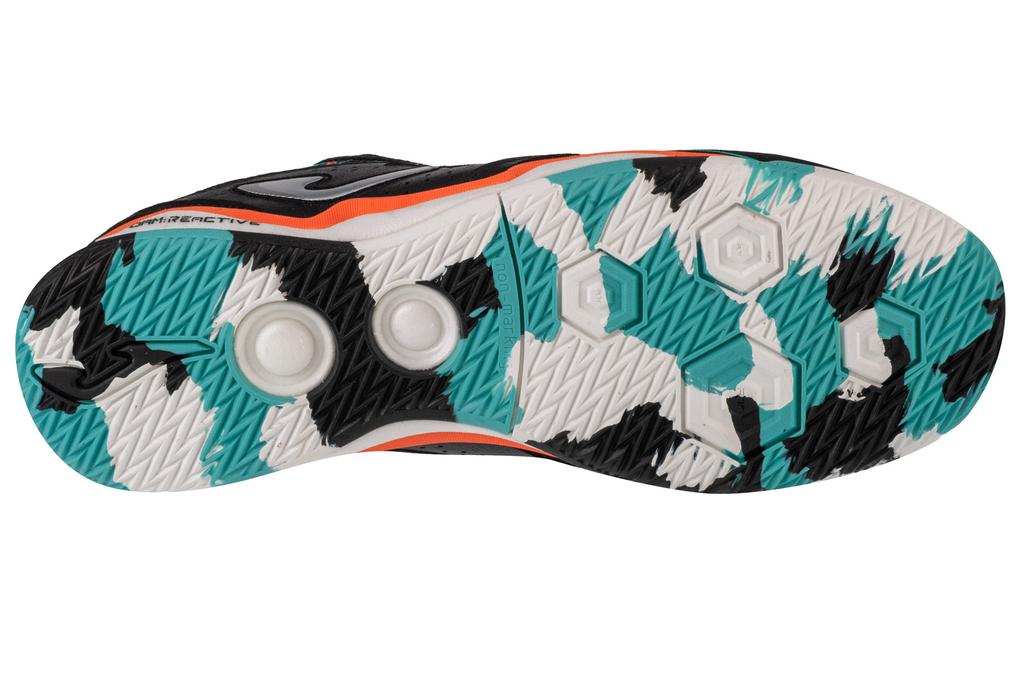 Joma FS Reactive 24 FSW IN, мужские черные кроссовки для мини-футбола