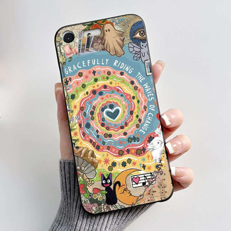 Чехол для Sony Xperia XZ Premium G8142 G8141 Чехол Эстетичный Модный Милый Кот Астронавт Ударопрочный Черный Силикон Мягкий ТПУ Чехол