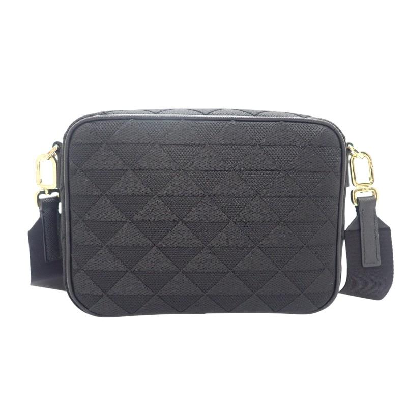 Prada 2VH069 Сумка через плечо черный полиэстер/сафьян мужская