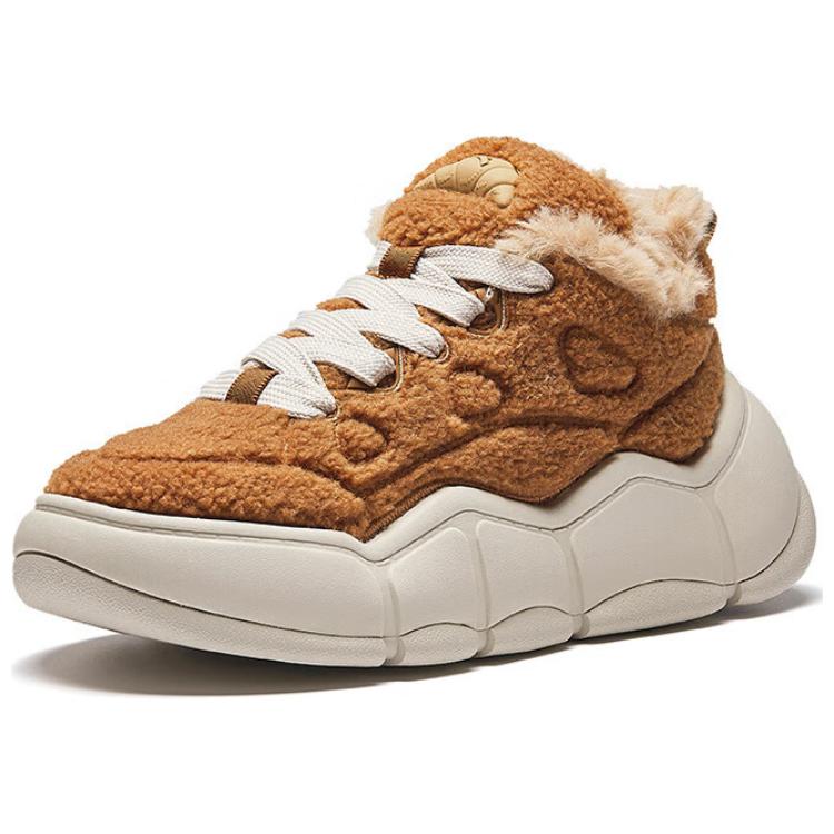 Anta Специальная сумка для ароматов Модные Нескользящие Амортизирующие Износостойкие Низкие Кеды Женские кроссовки Коричневые 122448978-1