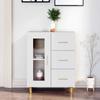 vidaXL Sideboard Weiß 69,5x34x90 cm Holzwerkstoff
