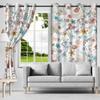 2 шт. Затемняющие шторы Свежие цветы Растения Листья Спальня Гостиная Затемняющие Теплоизолированные Шторы с люверсами Занавеска для окна Драпировка