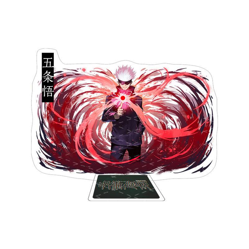 Anime Jujutsu Kaisen Figure Acrylic Stand Model Toy Yuji Itadori Gojo Satoru Action Figures Decoration Cosplay Anime Fans