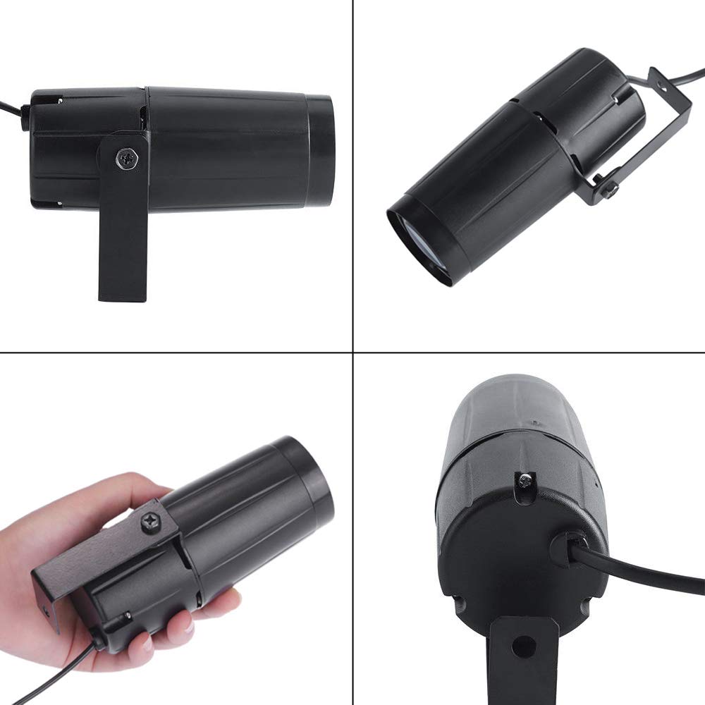 5W LED Stage Spotlight DJ Party Mirror Ball Effect Lights AC110-220V LED Beam Stage Light For Home Club Disco Wedding Decoration