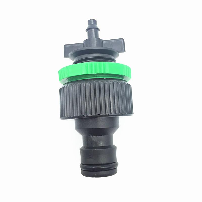 1PCS Good Quality Tap Connector Quick Connector To 1/4 Inch (4 / 7mm Pipe) Tubing Garden Irrigation Hot Sale In Russia Easy Inst