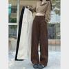 Autumn 2023 Women's Retro High-Waist Wide Leg Corduroy Pants
