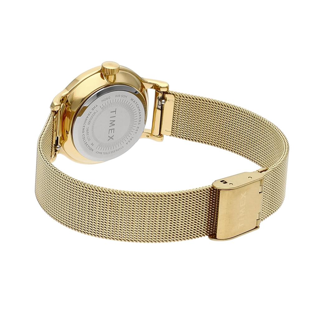 Watch Transcend Celestial Blue Dial Brass Mineral Glass Quartz 31MM Philippines Watch TW2V51900 Gold [TIMEX] Women's [Item]