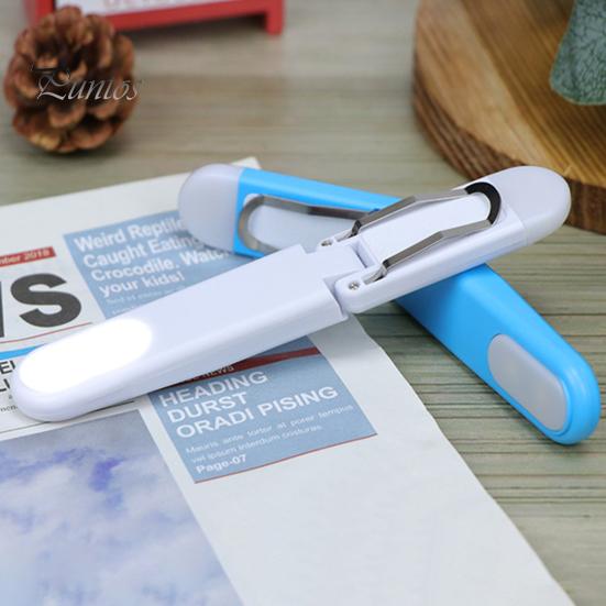 Перезаряжаемая светодиодная лампа для книг, защита глаз, светодиодная лампа для чтения, без мерцания, 90 градусов, гибкая клипса-закладка для студентов