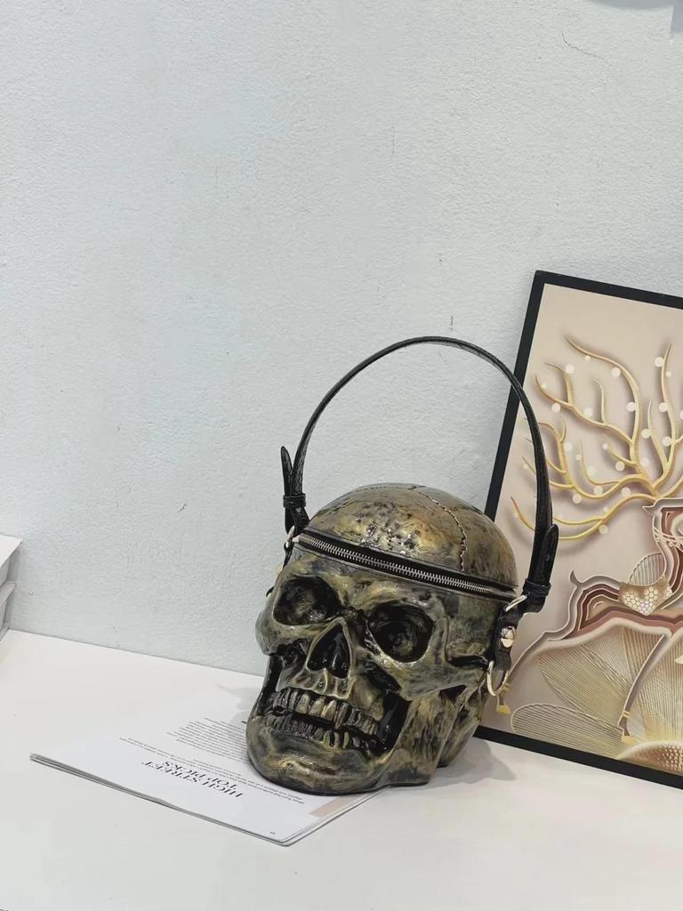 2024 Halloween Skull Handbag: European & American Design, Shoulder & Messenger Styles