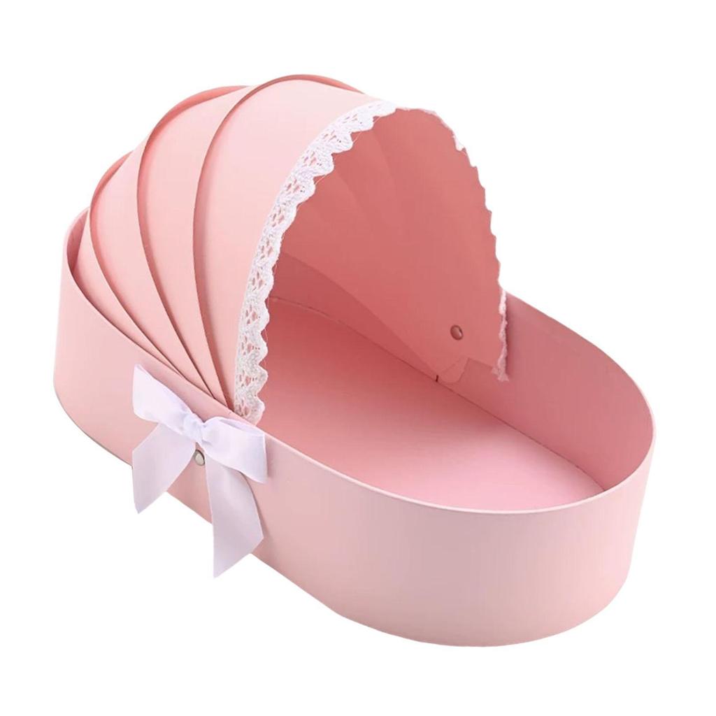 Коробка для бэби-шауэра, цветочная коробка, колыбель, цветочная корзина, упаковочная коробка для цветов