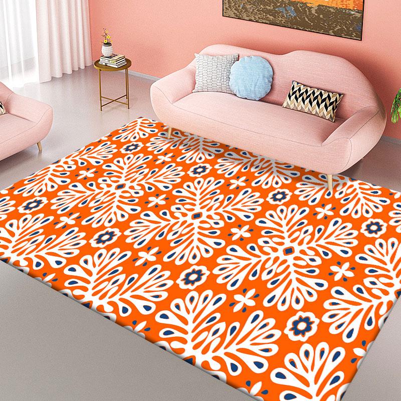 Ретро ковер для гостиной, нескользящий круглый ковер с богемным узором, коврик для детской комнаты, коврик для спальни