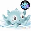 Octopus Sprinkler Bath Toy for Kids LED Light Up Induction Floating Water Spray Toddlers Pool Shower Gift