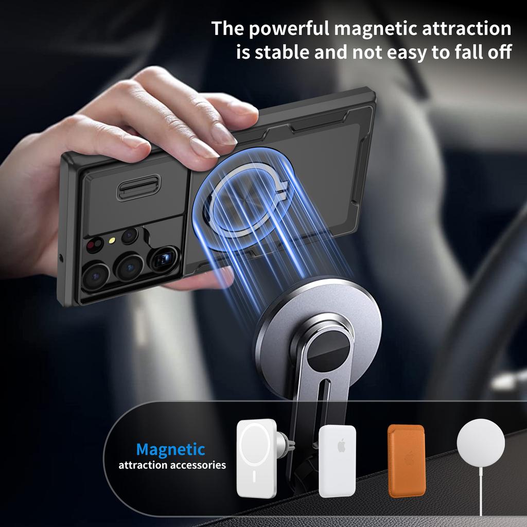 Finger Ring Holer Strong Magnetic Case for Samsung Galaxy S25 Ultra S22 S26 Plus S23 S24 Ultra A17 5G A56 A16 A15 A36 A26