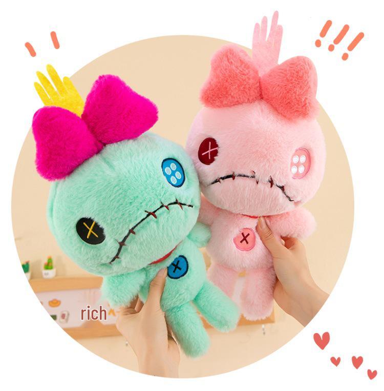 Стич Хороший Друг Маленький Золотой Плюшевый Игрушка - Утешительная Кукла для Девочек