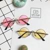 Sunglasses for Children Fashion Metal Frame Round Sunglasses Retro Anti Ultraviolet Tide Children's Glasses Lentes