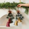 Wall Hanging Christmas Tree Bow Bells Large Bells Decorative Bells New Year
