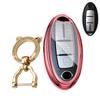 Nissan Dedicated Dual Side Slide 4 Button Key Case Key Cover Key Holder