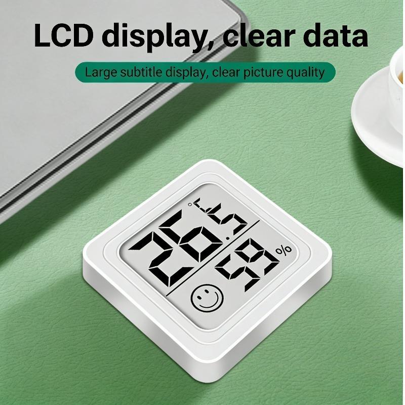 Upgraded Smart Thermometer Hygrometer with Switch Digital Temperature Humidity Meter for Car Fridge Home Baby Room -20~70°C