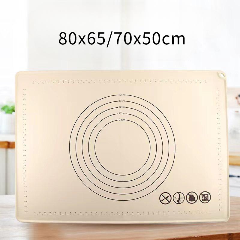 Силиконовый коврик для выпечки, противень, пищевой, бытовой, прочный, долговечный, для замешивания теста, для кухни, раскатывания большого количества теста, антипригарное покрытие