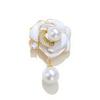 Camellia Pearl Brooch, High-end Women's Delicate Fragrance, Style Suit Jacket, Brooch Design Sense, Niche Brooch