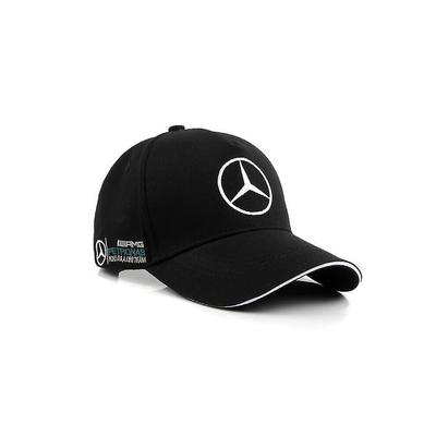 (черный) Бейсболка с вышивкой команды F1 Benz, Кепка для автомобиля