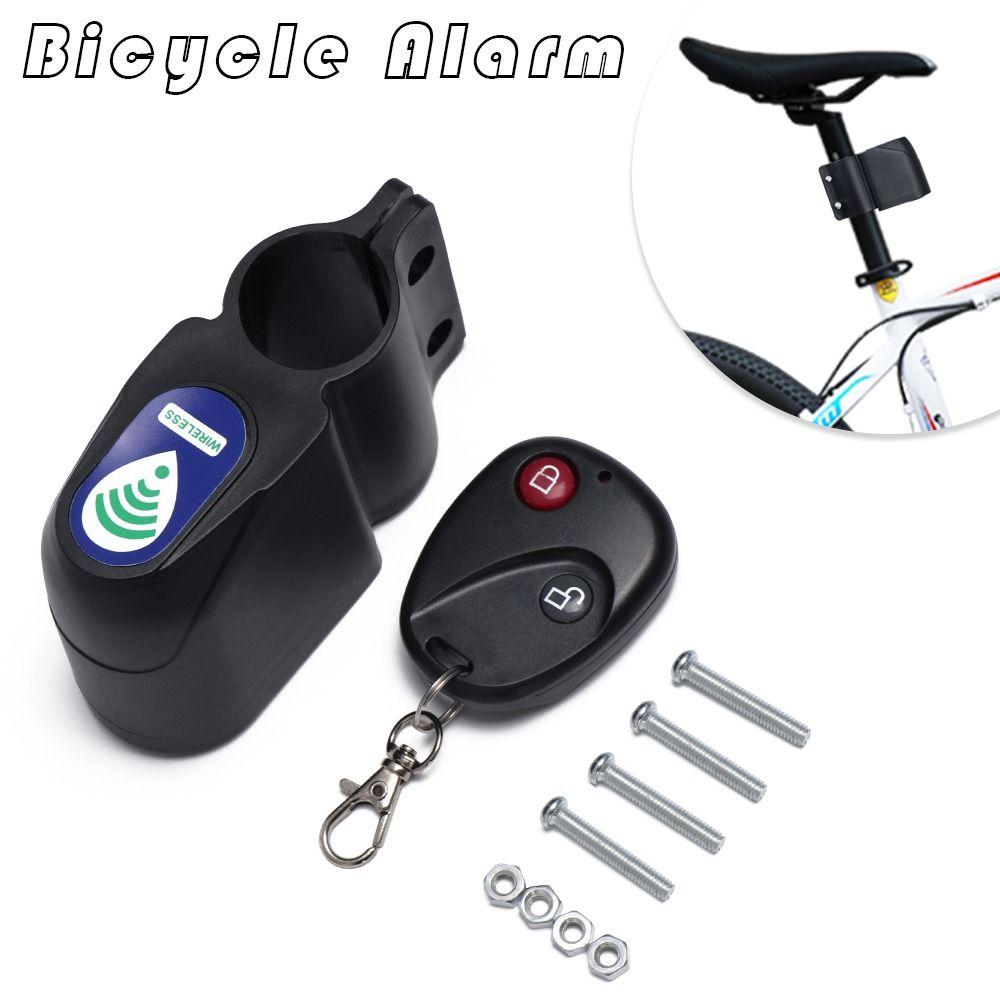 Sensor Remote Control Security Alerter Bike Vibration Alarm Cycling Accessories Bicycle Alarm Lock