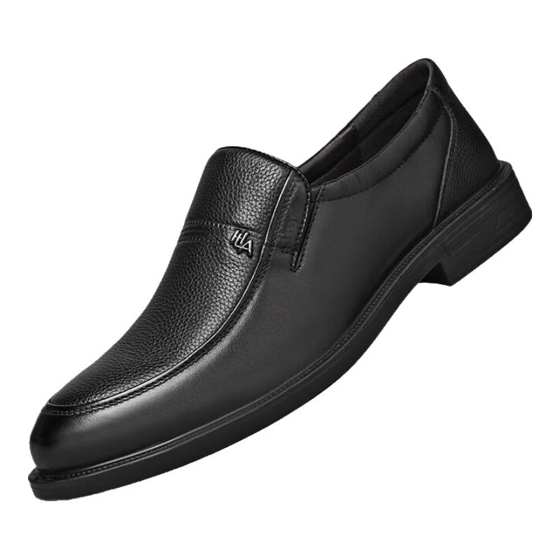 Мужские кожаные туфли-лоферы HLA T211 в стиле Business Casual