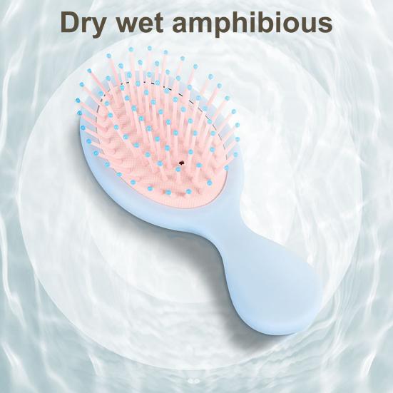 Расческа для волос с ультрамягкой щетиной, экономичная пластиковая щетка для распутывания волос, длинная расческа для влажной укладки, косметические принадлежности для вьющихся волос