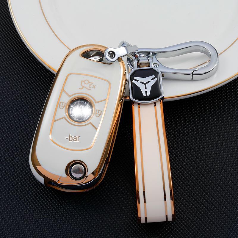Buick Verano/Excelle Pro Key Cover 2018/2020: Protective Shell with Keychain for Men & Women