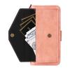 For Samsung Galaxy S25+ Leather Case Magnetic Closure Wallet Stand Phone Cover with Crossbody Strap