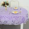 Украшение стола Водонепроницаемая овальная скатерть Защита от ожогов Маслостойкая скатерть с принтом Противоскользящий маслоотталкивающий коврик для стола Столешница