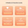 Wearable Breast Pump Hands Free Electric Breast Pump for Breastfeeding 4 Modes 12 Suction Level Low