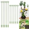 10/20 шт. Садовый horticultural Цветочная подставка Кронштейн, Поддерживающий стержень для цветочных горшков в форме цветка, Фиксированная рама-защита от полегания листьев